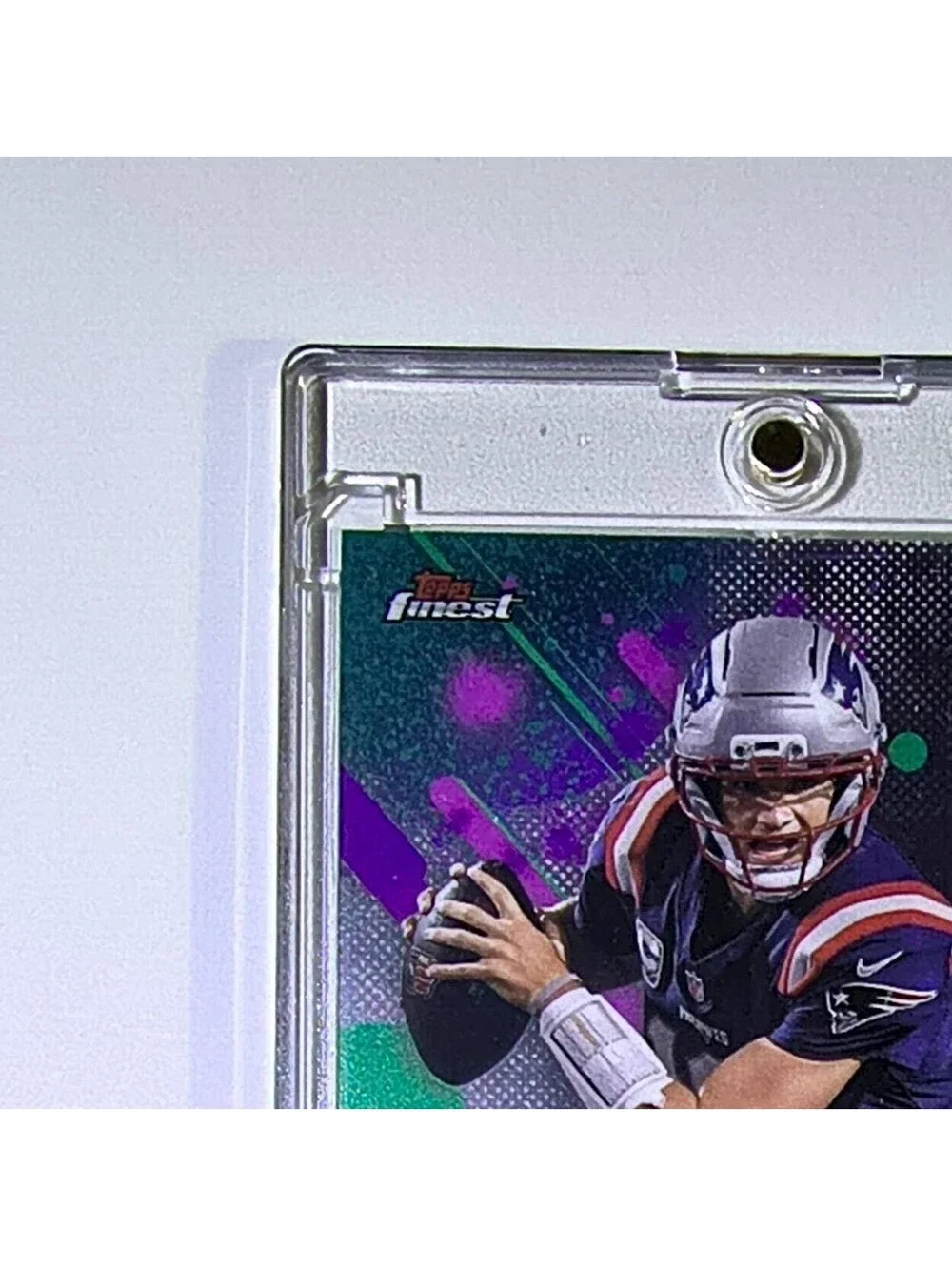 Drake Maye 2025 Topps Finest NFL #62 Football Card New England Patriots